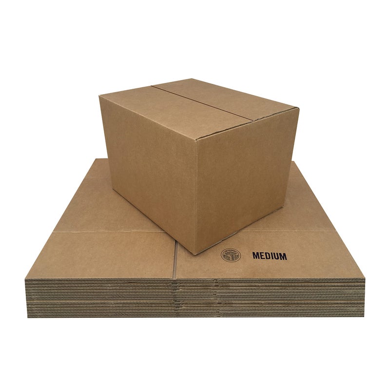 uBoxes Moving Boxes Bundles Medium Boxes 18" x 14" x 12" - Medium Boxes (Pack of 15) - Image 3