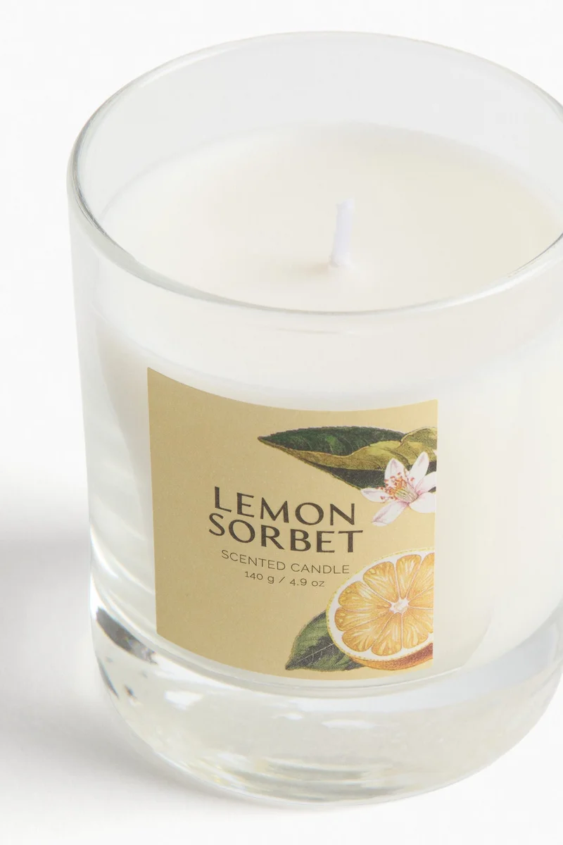 H&M Scented candle in glass holder