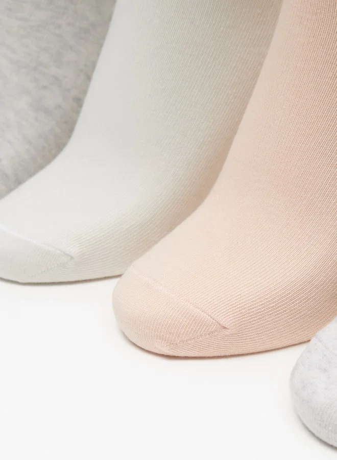 Celeste Heart Print Ankle Length Socks - Set of 5