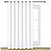 NICETOWN NICETOWN 50% Light Blocking Vertical Blinds for Sling Door, Silver Grommet Top Window Curtains, Curtains for Patio,  - Image 2