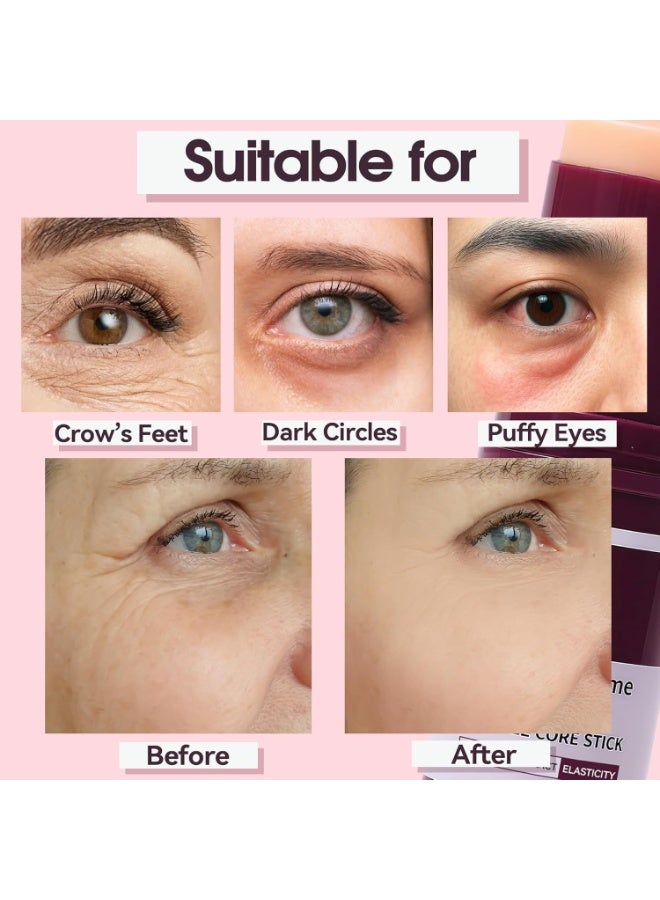 ATRJSZ Calcium Multi Balm Stick, Calcium Volume Multi Balm, Korean Collagen Moisturing Stick, Firming & Moisturizing, Korean Skincare, Anti-Wrinkle, Hydrating, Lifting Cream for Eyes, Face & Neck - Image 3