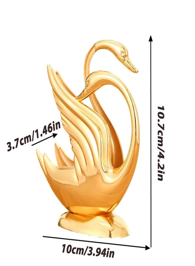 Milltrip Swan Napkin Holder Golden Swan Design Rustproof Alloy Elegant Metal Napkin Holder for Napkin Hotel - Image 5