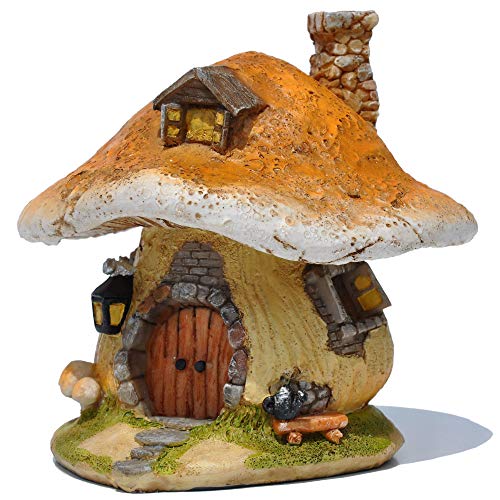 Top Collection Miniature Fairy Garden and Terrarium Mushroom Fairy House Statue - Image 5