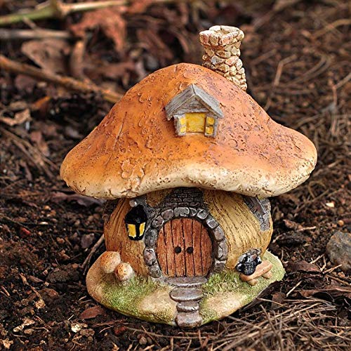 Top Collection Miniature Fairy Garden and Terrarium Mushroom Fairy House Statue - Image 2