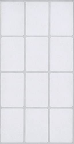 MACO White Rectangular Multi-Purpose Labels, 1 x 1-1/2 Inches, 500 Per Box (MS-1624) - Image 2