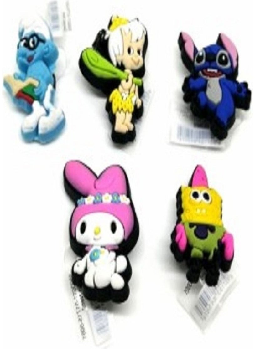 Marimari 5 Labeled Slipper Ornaments 
