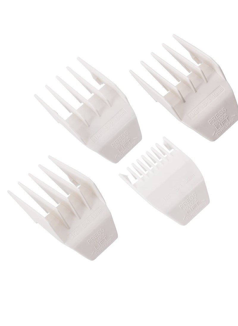 colorski - Professional Peanut Clipper Guards for Wahl Peanut – From 1/8 Inch to 1/2 Inch, Fits for Wahl Peanut, White-4PCS - Image 1
