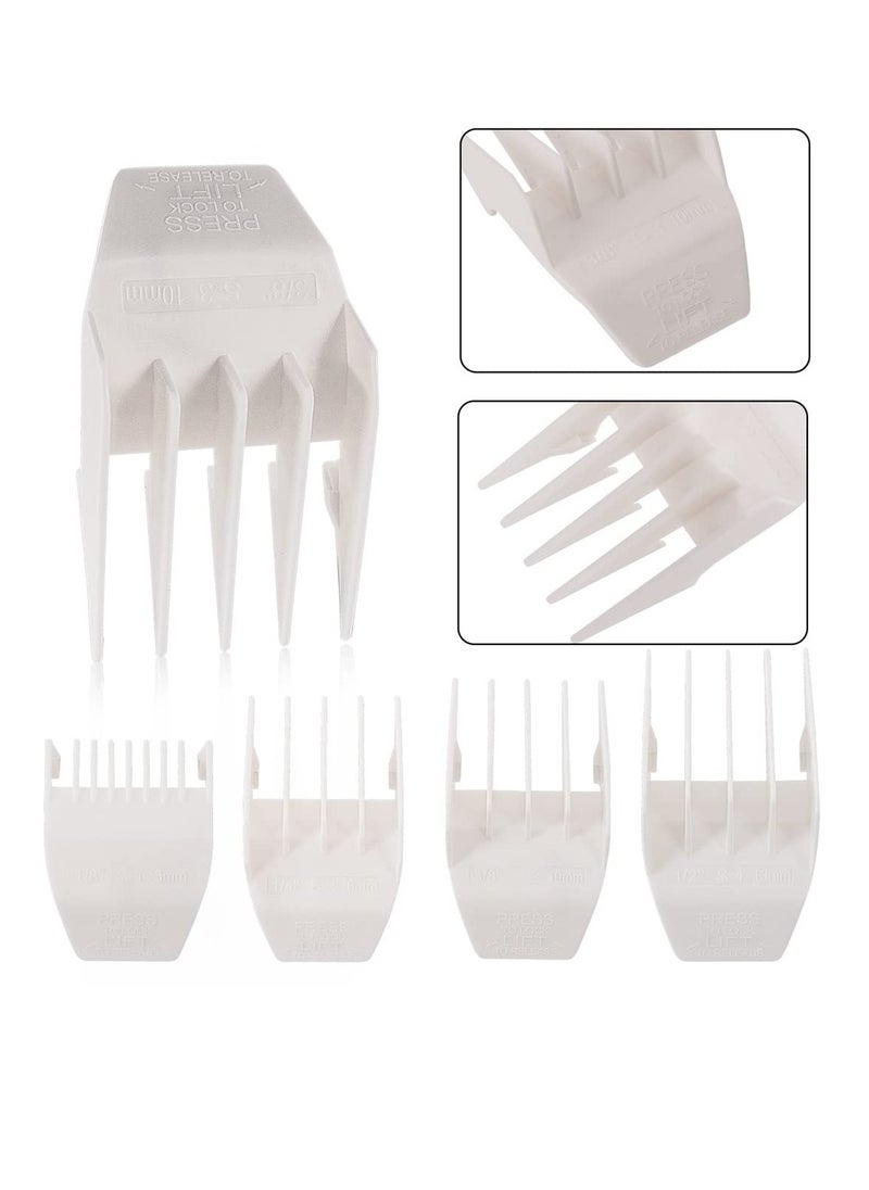colorski - Professional Peanut Clipper Guards for Wahl Peanut – From 1/8 Inch to 1/2 Inch, Fits for Wahl Peanut, White-4PCS - Image 1