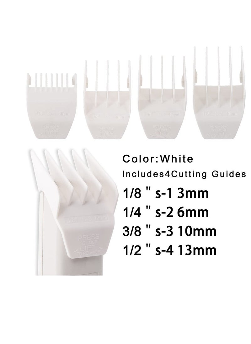 colorski - Professional Peanut Clipper Guards for Wahl Peanut – From 1/8 Inch to 1/2 Inch, Fits for Wahl Peanut, White-4PCS - Image 1