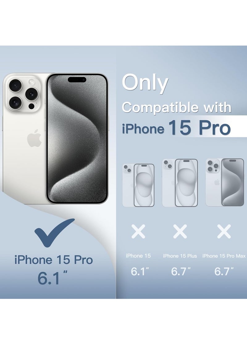 JAJEEK Ultra-Thin Case (0.35mm Thin) for iPhone 15 Pro 6.1 inch, Full Camera Lens Protection, Lightweight Matte Polycarbonate, Wireless Charging Compatible – Sleek & Durable Design - Image 2