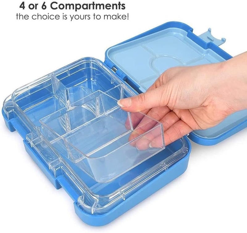BonBon Prime 4-6 Compartment Leakproof Lunchbox - Skater Astro - Image 4