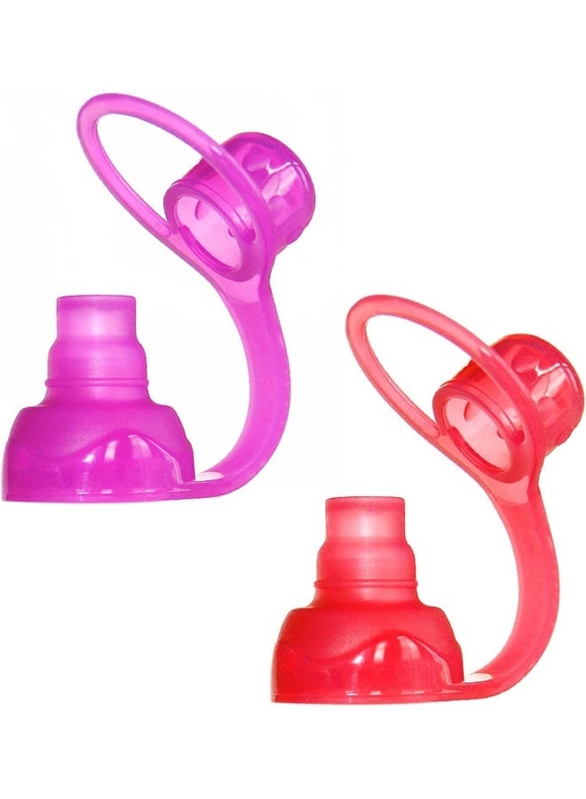 ChooMee SoftSip Food Pouch Tops | 100% Silicone | 2 CT - Image 1