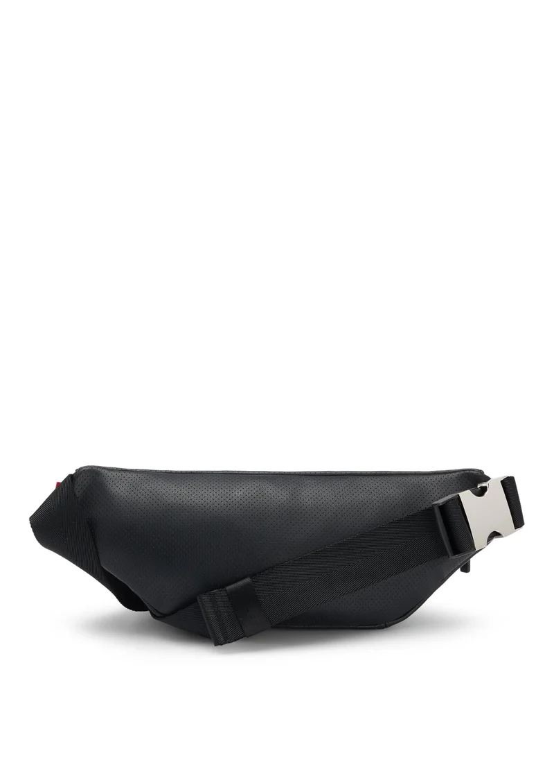 HUGO Belt bag in perforated faux leather