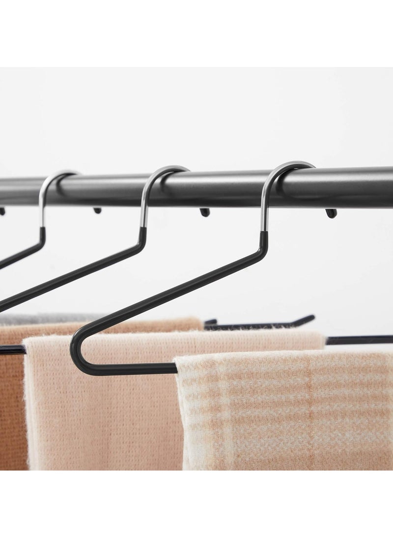 Trouser Hangers Clothes Hangers 30 Pack Open-Ended Metal Pants Hangers Non Slip Trousers Slack Hangers Organizers for Pants,Jeans, Slacks, Blanket,Scarf - Image 5