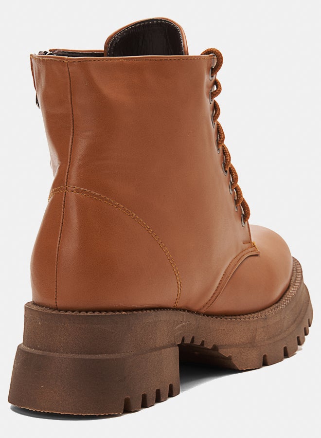 TGS Zip Up Laced Combat Boots  - Image 3