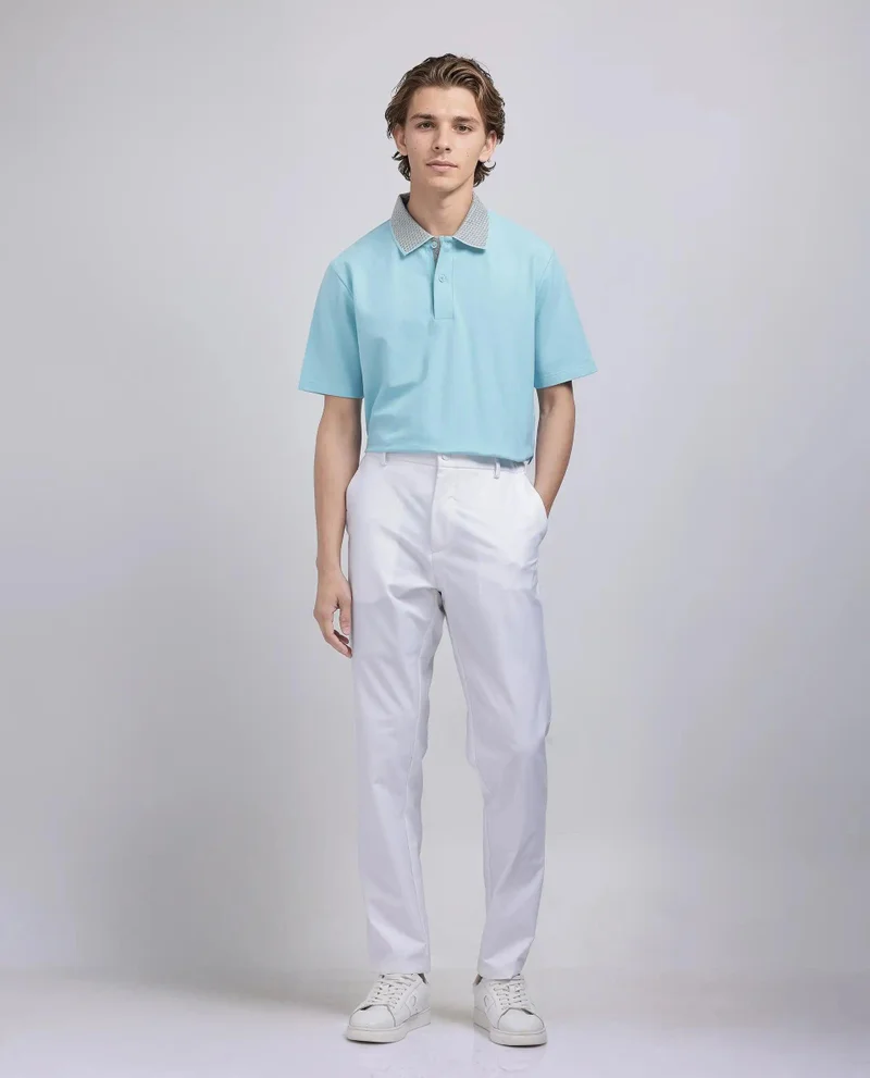 Rare Rabbit Men's Regular Fit Plain Polo