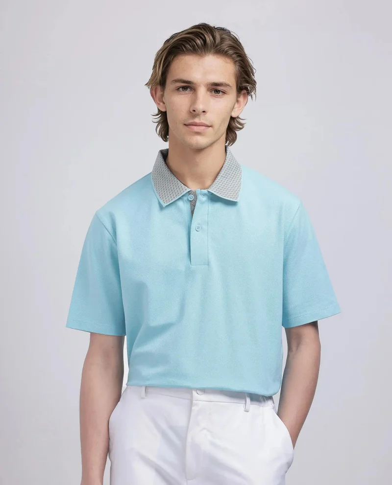 Rare Rabbit Men's Regular Fit Plain Polo
