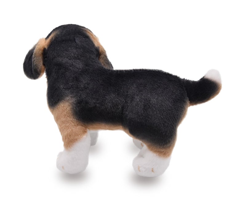 YONLIT Lifelike Beagle Stuffed Animal Animated Plush Puppy Toy Doll Super Realistic Dogs Act Like Real Excellent Gifts for Kids Birthday Party Dog Collection 9 Inches (Beagle) - Image 4