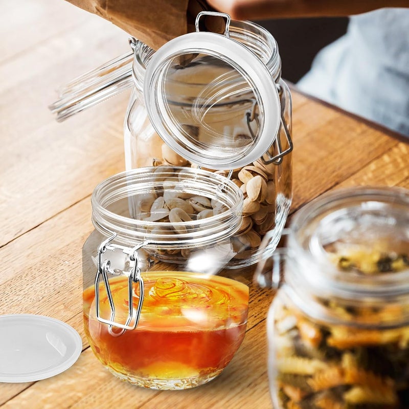 Roleader Airtight Honey Bottles 2pcs 1lb Pet Plastic Honey Jars with Sealing Lids and Kitchen Use - Image 5