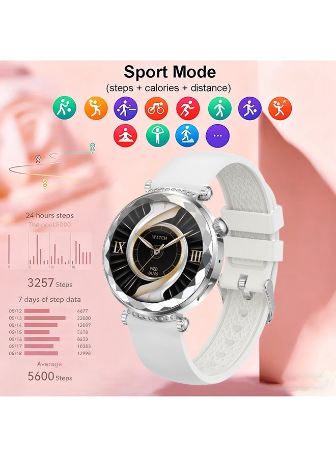 RollsTimi  Smart Watch for Women, Fitness Tracker for Android/iOS, 1.19" AMOLED Screen Smartwatches with Female Cycle, Sleep Monitor, Activity Tracking - Image 1