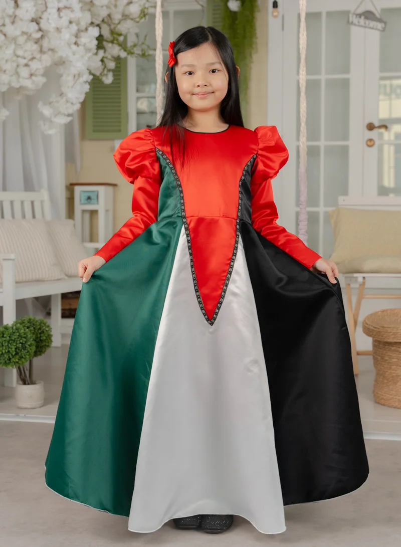 دىدانيالا Colorblocked Satin Dress