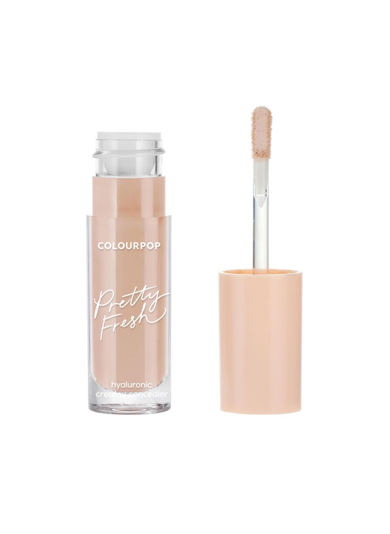 COLOURPOP ColourPop Pretty Fresh Creamy Concealer - Full Coverage Concealer with a Natural Finish - Formulated with Hyaluronic Acid & Coconut Water for Instant Hydration - Light - 60N (0.3 oz) 