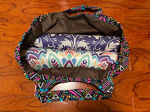 あおぞら(AOZORA) Aozora Yoga Mat Bag Large Yoga Mat Tote Sling Carrier with Pockets Fits Mats with Multi-Functional Storage Pockets Light and Durable (Indian) - Image 4