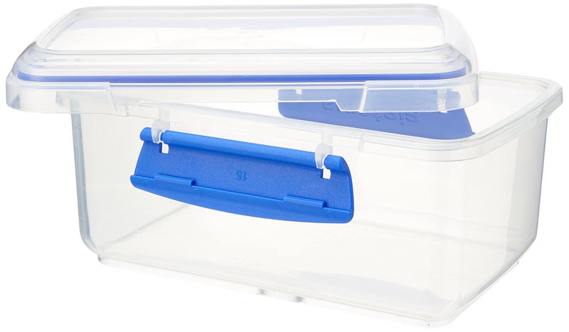 sistema حاوية تخزين الطعام المستطيلة من مجموعة Sistema KlipIt سعة 33.8 أونصة - Image 1