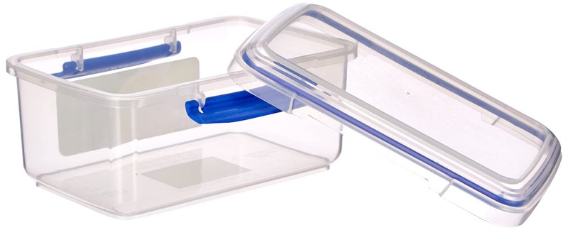 sistema حاوية تخزين الطعام المستطيلة من مجموعة Sistema KlipIt سعة 33.8 أونصة - Image 4