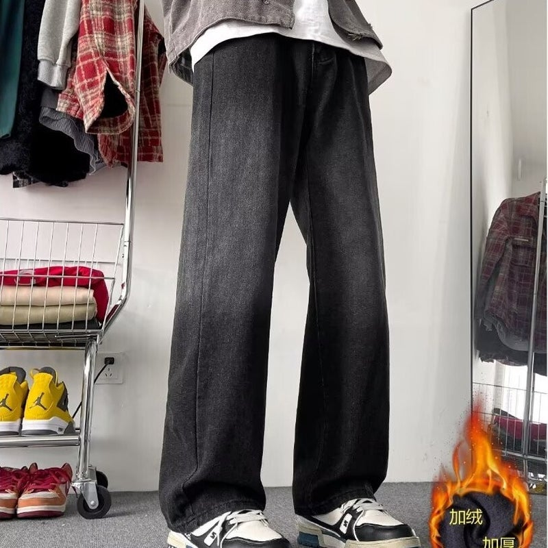 Unisex Casual Daily Denim Jeans - Image 3