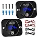 Linkstyle 2PCS Battery Voltage Gauge LED Digital Display DC Voltage Meter Waterproof Voltmeter with Touch Switch for 12V24V Car RV Motorcycle Boat Golf Cart - Image 2