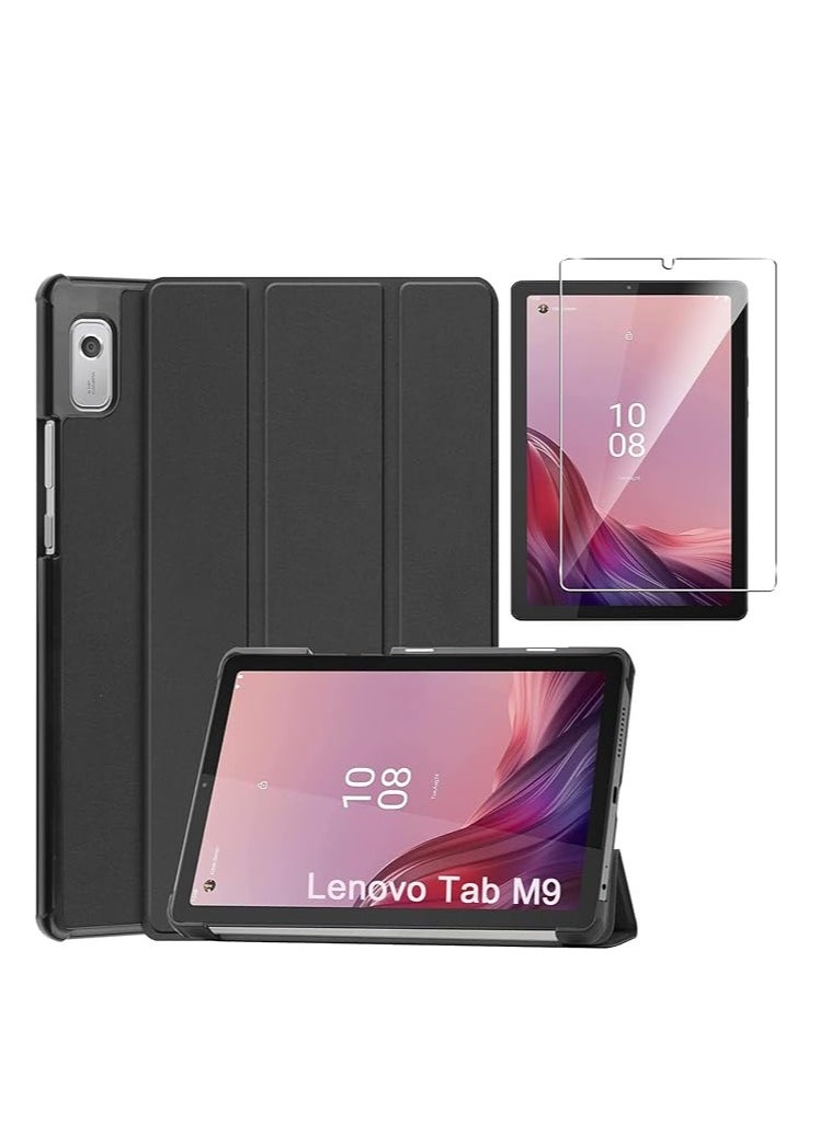 General Case for Lenovo Tab M9 9 Inch 2023 Tablet with Auto Sleep/Wake with Tempered Glass Screen Protector for Lenovo Smart Tab M9 Tablet (TB310FU / TB310XU)  - Image 1