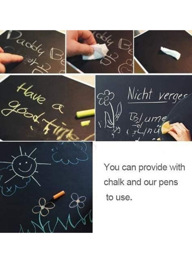 Generic Removable Chalkboard Calendar Wall Stickers- Black  - Image 3