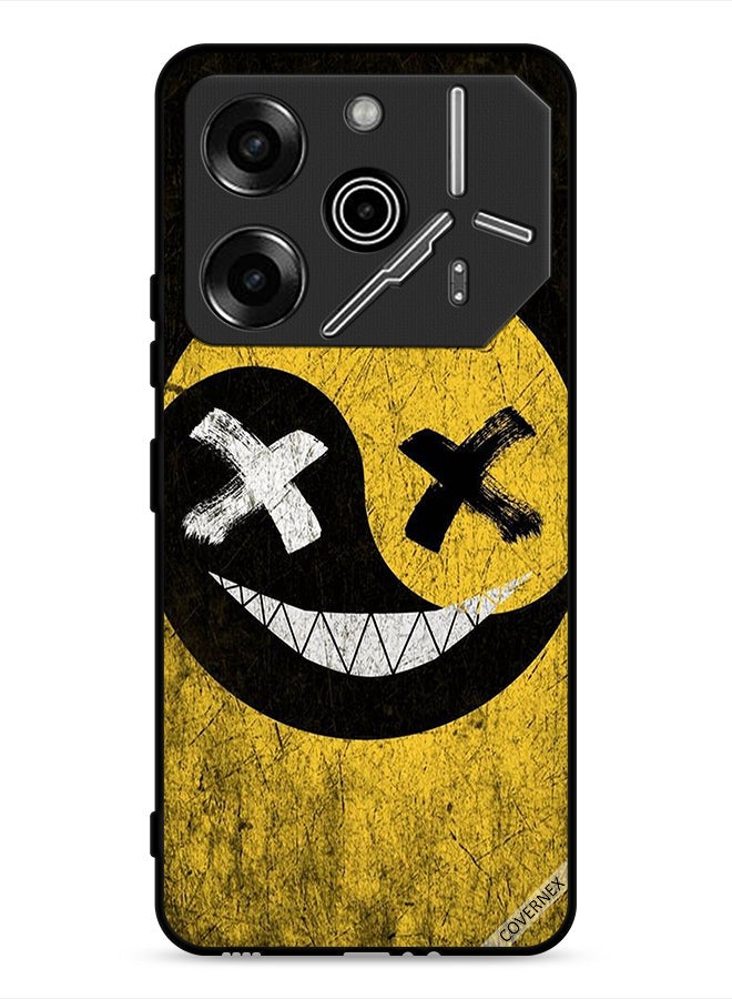Covernex Tecno Pova 6 Pro 5G Protective Case Cover Marshmallow Face Art - Image 1