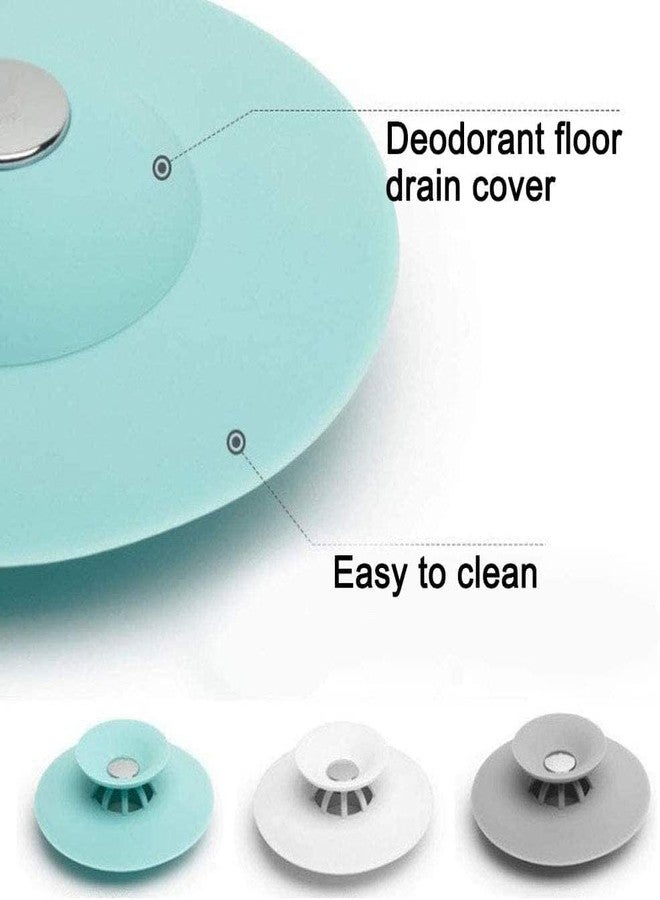 VIHANCO Silicone Sink Drain Cover and Hair Catcher, 10 cm, 2-Pack, Anti-Clog Strainer for Kitchen and Bathroom - Image 5