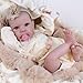 Milidool Realistic Reborn Baby Dolls 20 Inch Cute Lifelike Real Life Baby Dolls Newborn Baby Dolls Girl Soft Cloth Body with Accessories for 3 Year Old Girls Gifts - Image 2
