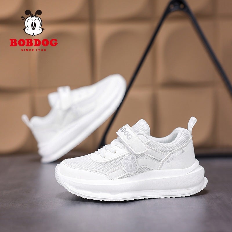 Babu Bean Children'S White Shoes 2025 New Mesh Breathable School White Shoes For Boys And Girls - Image 3
