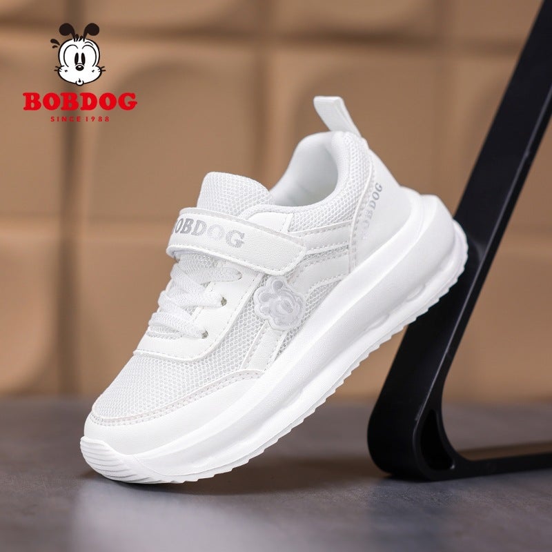 Babu Bean Children'S White Shoes 2025 New Mesh Breathable School White Shoes For Boys And Girls - Image 4