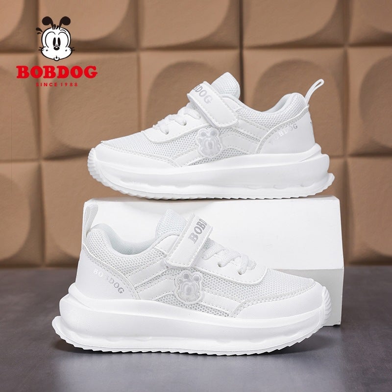 Babu Bean Children'S White Shoes 2025 New Mesh Breathable School White Shoes For Boys And Girls - Image 2