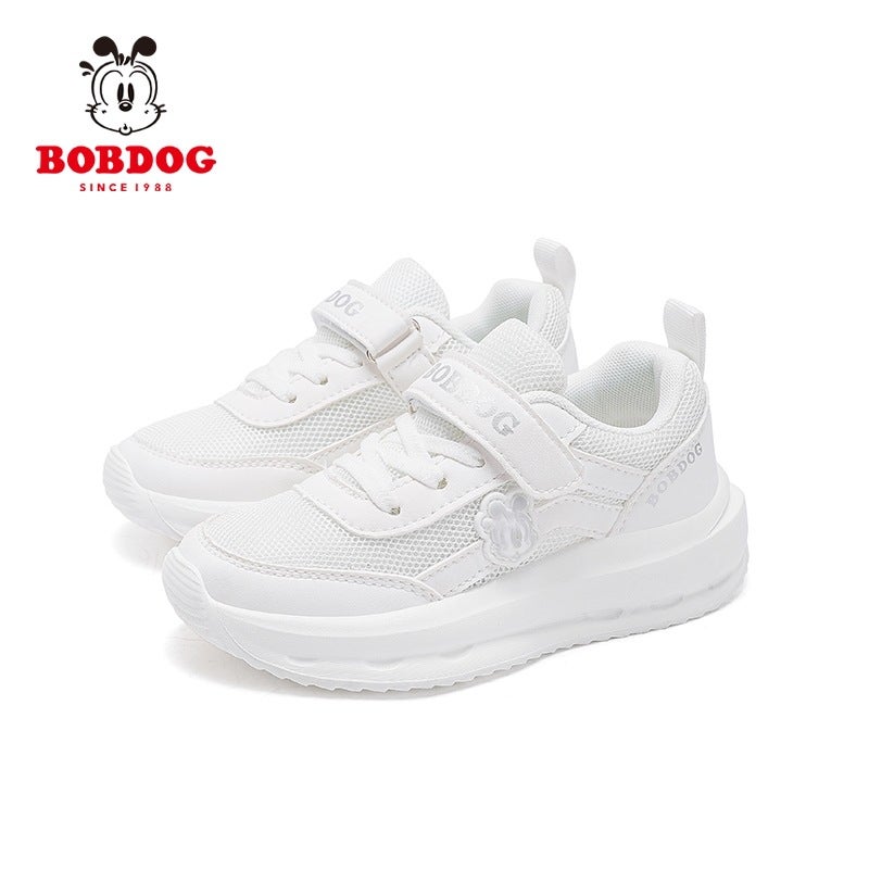 Babu Bean Children'S White Shoes 2025 New Mesh Breathable School White Shoes For Boys And Girls - Image 1
