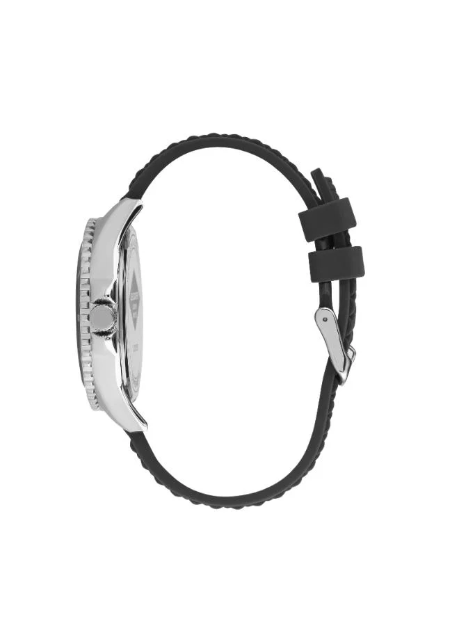 لي كوبر Men's SILICONE Analog Watch LC07361.301 - 45 mm