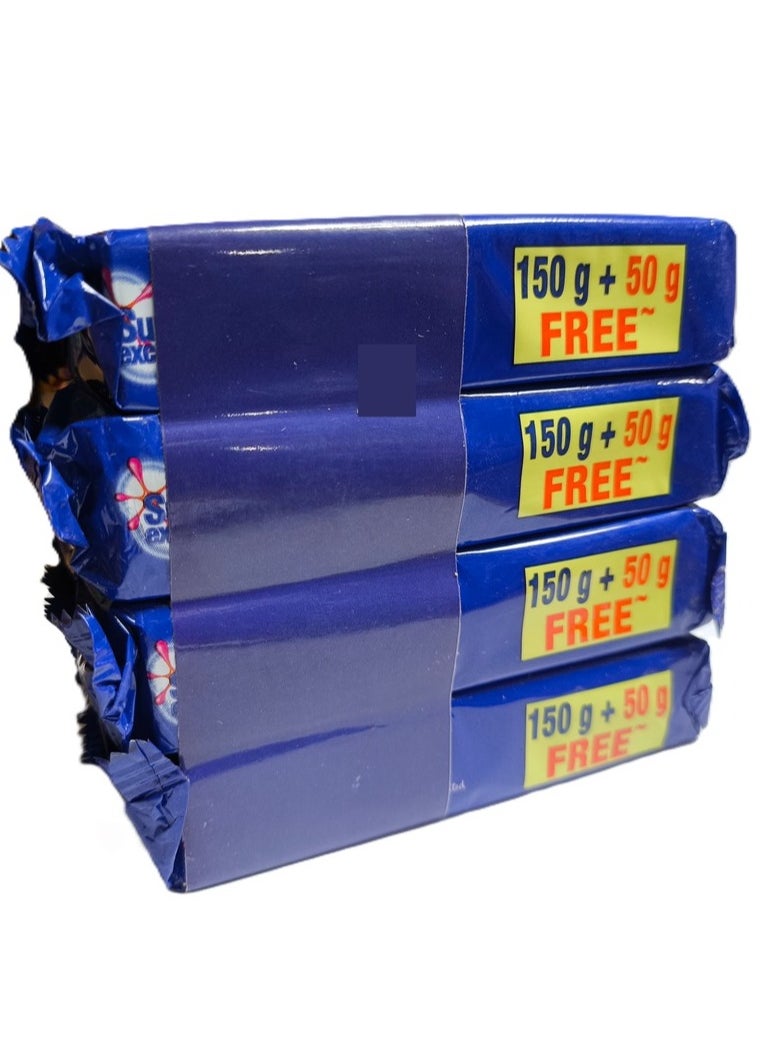 Surf excel - Stain Eraser Detergent Bar 150+50 grams Pack of 4 - Image 1