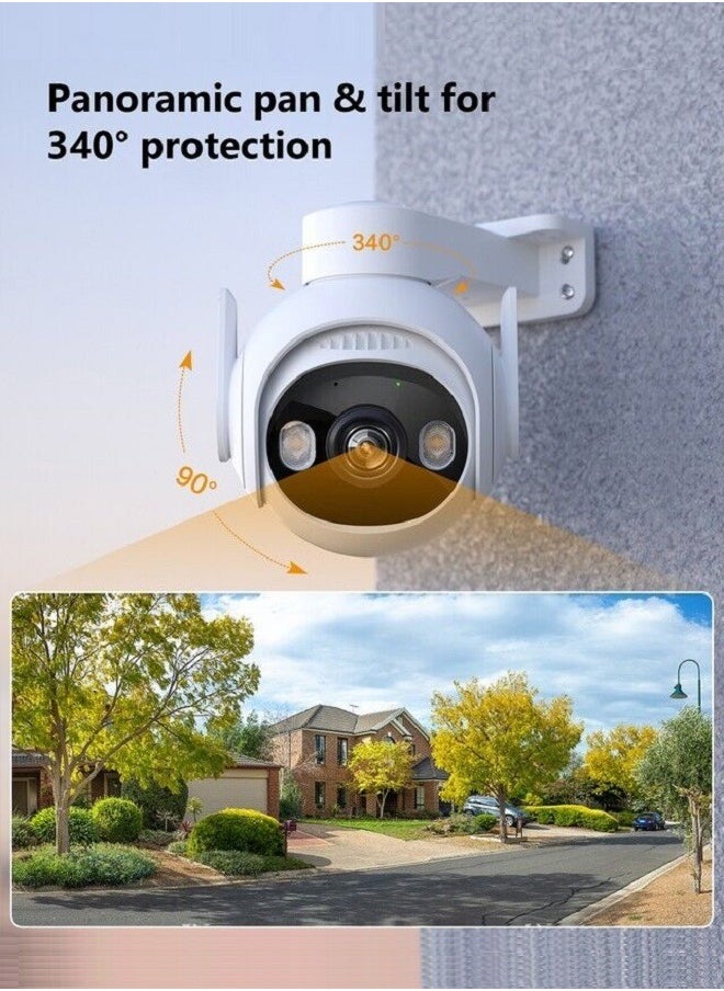 IMOU - Imou Cruiser 2 5MP Wi-Fi Outdoor Security Camera Night Vision Two Way Talk IP66 Weather resistance 3K QHD Image Smart Full color Panoramic Pan and Tilt Powered by Imou SENSE™ Smart Tracking - Image 1