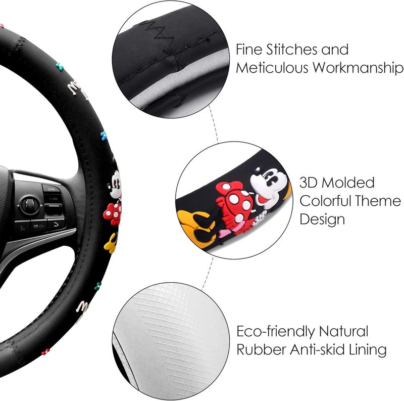 Finex Minnie Mouse Silicone Steering Wheel Cover - Image 3