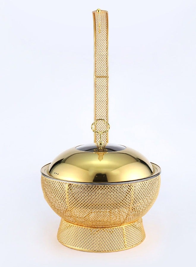 كيكي طبق تسخين بوفيه من الفولاذ المقاوم للصدأ لتسخين الطعام وسخان 8.0 لتر - Image 3