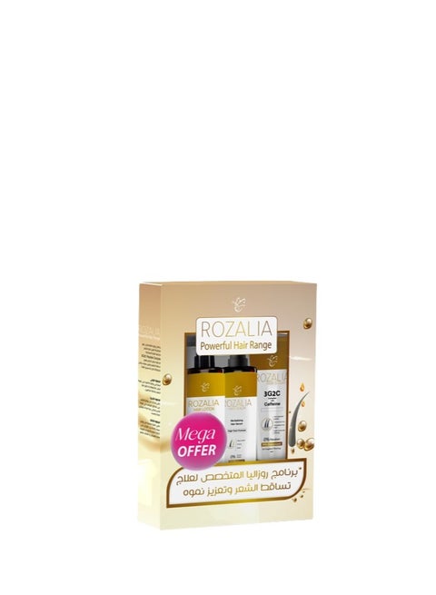 Rozalia hair loss treatment routine (shampoo + lotion +serum)