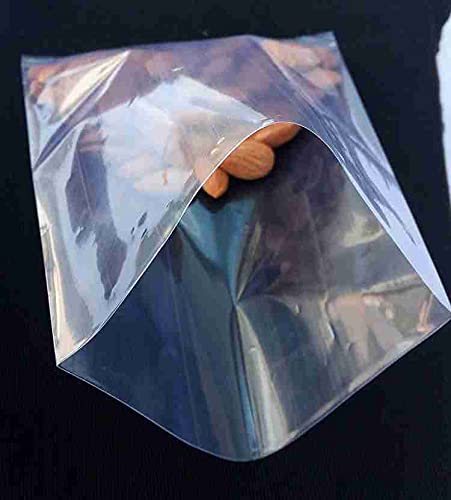 Dinojames 100pcs. 7x12 Plastic Polythene Bags Multi-Purpose, food grade, LLDP, Use for hot or cold Liquid Packing Material (7 x 12 inch) (Transparent) Pack of 100 pcs. - Image 1