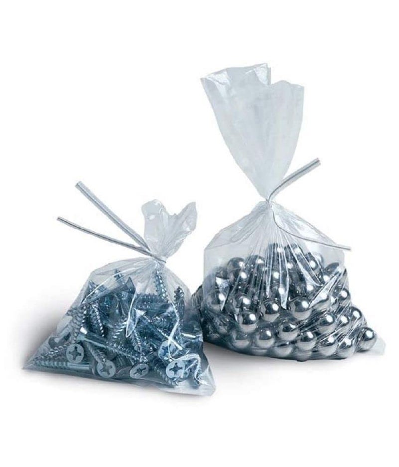 Dinojames 100pcs. 7x12 Plastic Polythene Bags Multi-Purpose, food grade, LLDP, Use for hot or cold Liquid Packing Material (7 x 12 inch) (Transparent) Pack of 100 pcs. - Image 4