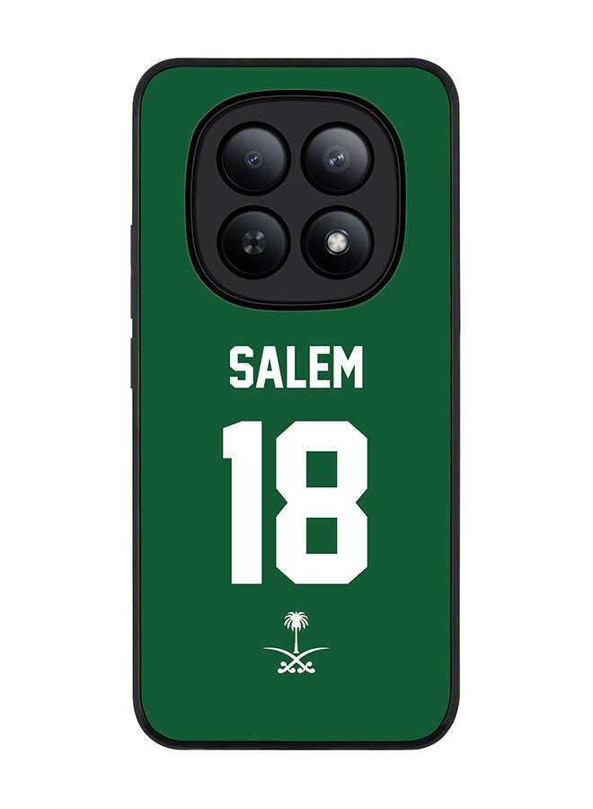 For Xiaomi Redmi Note 15 5G / Poco M8 Case,Slim fit Camera Protection, Shockproof Thin Phone cover  - Football - Saudi Arabia,  Salem