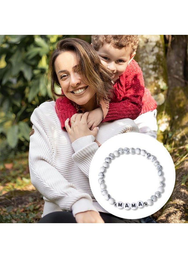 YangQian - Mama Mothers Day Gifts Bracelets For Mom Birthday Appreciation Gifts From Daughter Son Mother Bead Bracelet Mom Keepsake Gifts For Mom Accessories Mum Mommy Retirement Holiday Christmas Gifts Ideas - Image 1